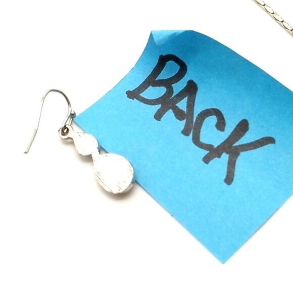 Infinity Pendant Simulated Gemstone Necklace & Earring Set Faux gemstone jewelry - Picture 13 of 15